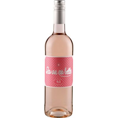 La vie est belle Rose 9,5 % Vdf 2024 - Rosé Wein La vie est belle Rose 9,5 % Vdf 2024 - Rosé Wein