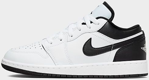 Jordan Air 1 Low Junior, White/White/Black - unisex - Size: 38