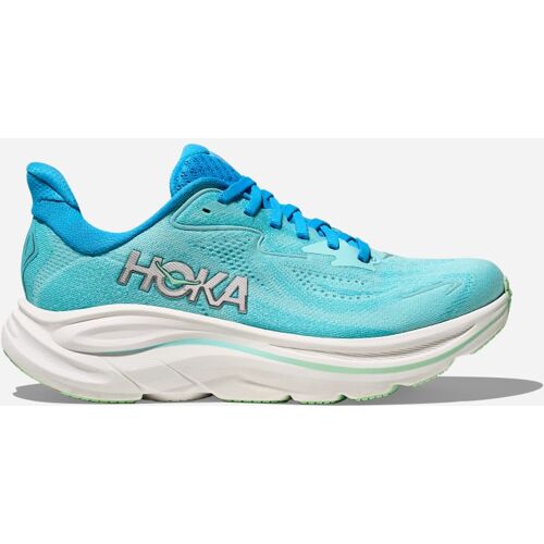 HOKA Clifton 10 Schuhe für Damen in Skyward Blue/Cielo Blue Größe 40 2/3 Wide