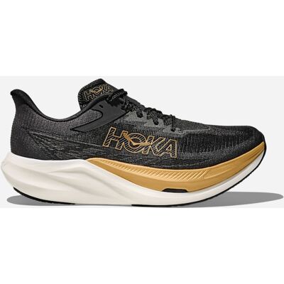 HOKA Rocket X 3 Schuhe in Black/Gold Größe 46 Wettkampf HOKA Rocket X 3 Schuhe in Black/Gold Größe 46 Wettkampf