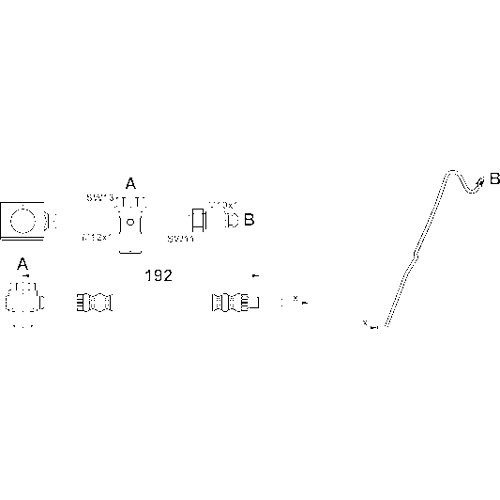 Ate Bremsschlauch 24.1253-0060.3 Hinten Rechts Mit Rohrleitung Für Skoda Seat Vag 6q0611764m 6q0611764k 6q0611764h