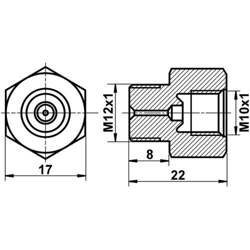 Ate Adapter, Bremsleitung 03.3510-0059.1 Für Vauxhall Opel 90007217 559522