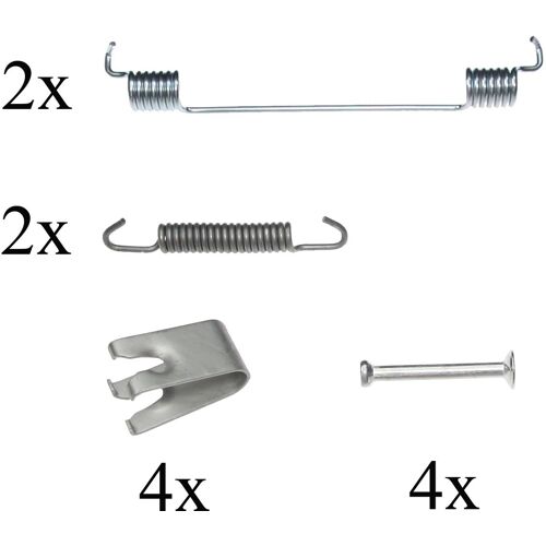 F.Becker Zubehörsatz, Bremsbacken 10910087 Hinten Rechts Links Für Renault Toyota Nissan 7701208356 D4090ax600 44090ax625