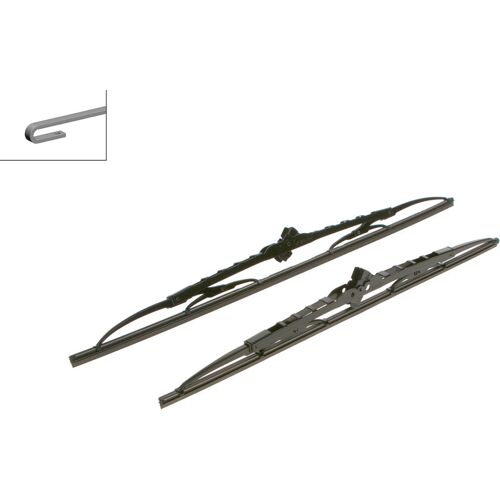 Bosch Wischblatt Twin 3 397 001 727 Vorne Bügelwischblatt Ohne Spoiler Für Ssangyong Alfa Romeo Fiat Chevrolet Ford Honda Lexus Jaguar Chrysler Suzuki