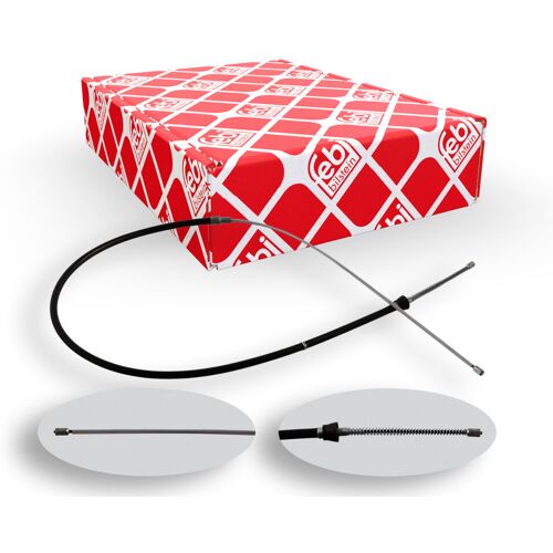 Febi Bilstein Seilzug, Feststellbremse 36348 Hinten Links Trommelbremse Für Skoda Vw Seat 6r0609721b