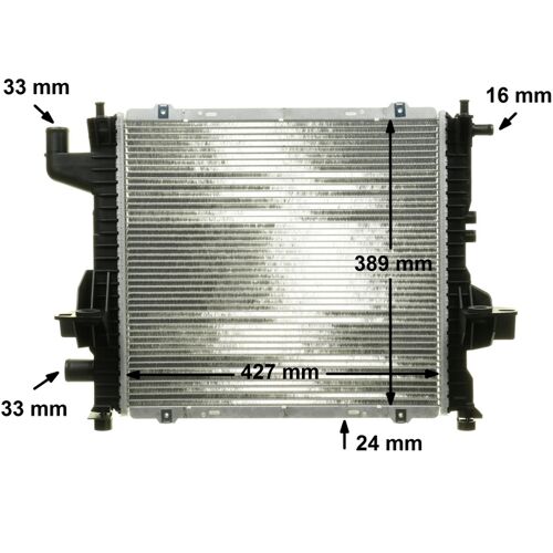 Mahle Kühler, Motorkühlung Behr Hella Service *** Premium Line Cr 153 000p Für Renault 7701045211 7701499801 7701042415