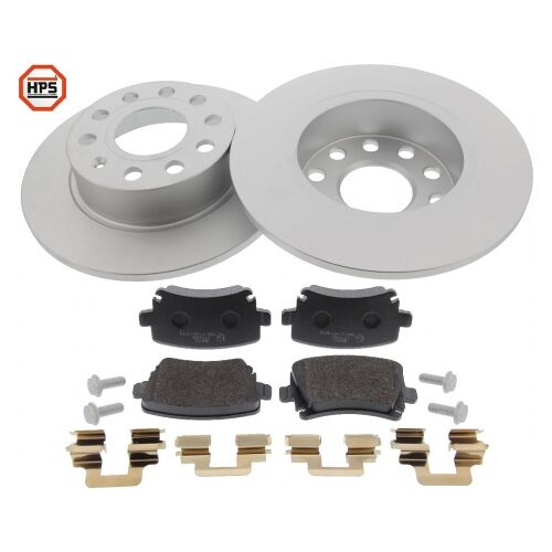 Mapco Bremsensatz, Scheibenbremse 47842hps Hinten Rechts Links Voll 253mm Für Skoda Vw Seat Audi Vag 3c0698451d 3c0698451e 1k0615601ab