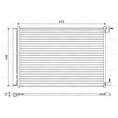 Valeo Kondensator, Klimaanlage 814468 Für Mercedes-Benz (Bbdc) Brabus 0995002154 995000454 0995001354