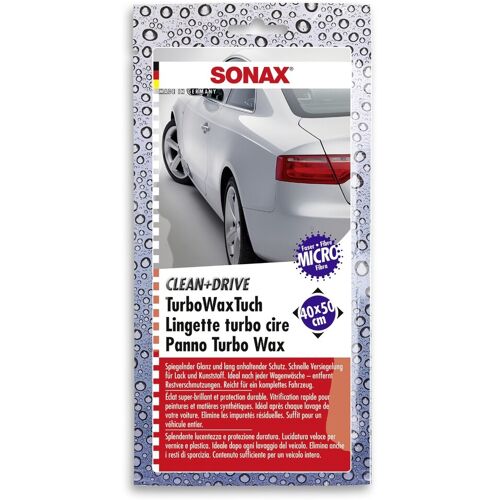 Sonax Clean & Drive Turbo-Waxtuch (1 Stk) 04140000 Reinigungstücher 1x