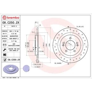BREMBO Modell 08.C250.2X Massiv Hochkarbon-Bremsscheibe - Bremsscheibe BREMBO Modell 08.C250.2X Massiv Hochkarbon-Bremsscheibe - Bremsscheibe