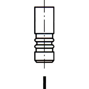 FRECCIA R6161/SCR Ventil - Chromstift, 106,2mm Länge FRECCIA R6161/SCR Ventil - Chromstift, 106,2mm Länge