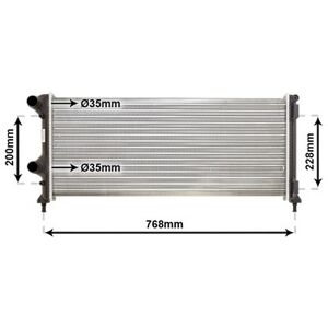 Van Wezel Kühler, Motorkühlung 17002250 Für Fiat / Lancia Van Wezel Kühler, Motorkühlung 17002250 Für Fiat / Lancia