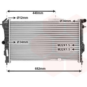 Van Wezel Kühler, Motorkühlung 37002173 Für Opel Van Wezel Kühler, Motorkühlung 37002173 Für Opel