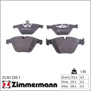 Zimmermann Bremsbelagsatz, Scheibenbremse 241612001 Vorderachse Für Bmw Zimmermann Bremsbelagsatz, Scheibenbremse 241612001 Vorderachse Für Bmw