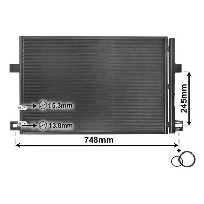 VAN WEZEL IR PLUS 58005369 - Kondensator VAN WEZEL IR PLUS 58005369 - Kondensator