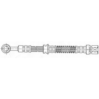 A.B.S. SL 4942 Bremsschlauch - Bremsenschlauch, Länge 555mm, M10x1.0 Gewinde A.B.S. SL 4942 Bremsschlauch - Bremsenschlauch, Länge 555mm, M10x1.0 Gewinde