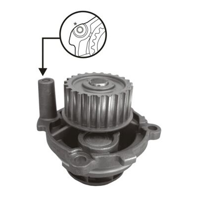 AIRTEX 1703 Wasserpumpe - Kompatibel mit VW Golf 4-6, Audi A3, A4 AIRTEX 1703 Wasserpumpe - Kompatibel mit VW Golf 4-6, Audi A3, A4