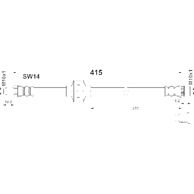 ATE Modell 24.5111-0415.3 Bremsleitung - Bremsen Teil ATE Modell 24.5111-0415.3 Bremsleitung - Bremsen Teil