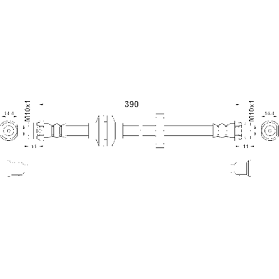 ATE 24.5252-0390.3 Flexibler Bremsschlauch - Bremsenschlauch ATE 24.5252-0390.3 Flexibler Bremsschlauch - Bremsenschlauch