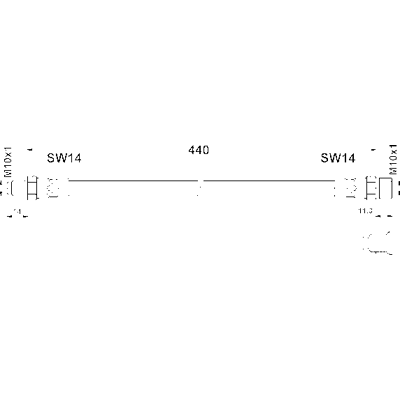Ate Modell 83.6104-0440.3 Bremsschlauch - Bremsenteile Ate Modell 83.6104-0440.3 Bremsschlauch - Bremsenteile