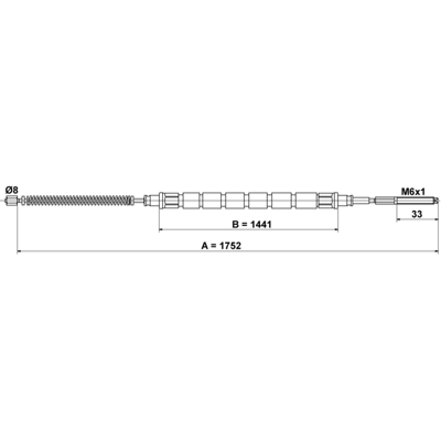 ATE 24.3727-2500.2 Parkbremse Kabel - SKODA FELICIA 2 ATE 24.3727-2500.2 Parkbremse Kabel - SKODA FELICIA 2