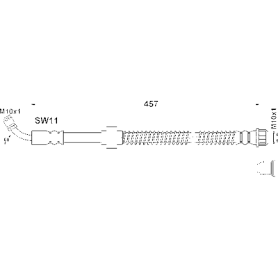 Ate 24513404573 Blauer Bremsschlauch - Bremsschlauch Ate 24513404573 Blauer Bremsschlauch - Bremsschlauch