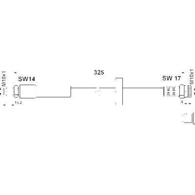 ATE - 24.5112-0327.3 - Bremsschlauch ATE - 24.5112-0327.3 - Bremsschlauch