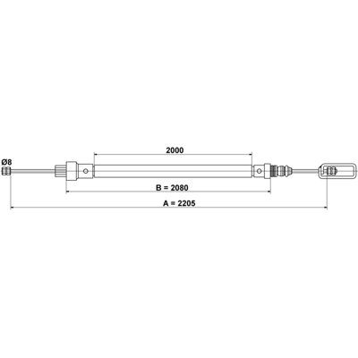 ATE 24.3727-0529.2 Parkbremse-Kabel für Peugeot 806 MPV, Citroën Evasion, Fiat Ulysse I ATE 24.3727-0529.2 Parkbremse-Kabel für Peugeot 806 MPV, Citroën Evasion, Fiat Ulysse I