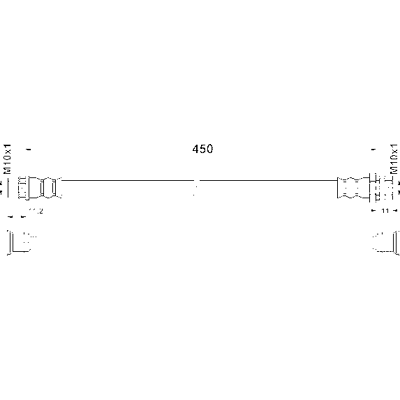 Ate Modell 4423000QAD Bremsenschlauch - Bremsenschlauch Ate Modell 4423000QAD Bremsenschlauch - Bremsenschlauch