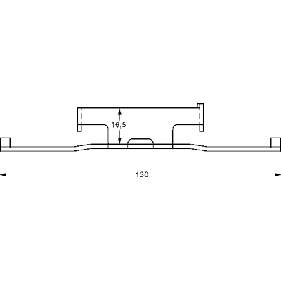ATE Bremssystem - BMW 3/5 Hinterachse Links Klammer ATE Bremssystem - BMW 3/5 Hinterachse Links Klammer