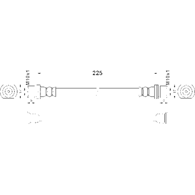 Ate Bremsleitung Hinten M10x1 - Bremsleitung Ate Bremsleitung Hinten M10x1 - Bremsleitung