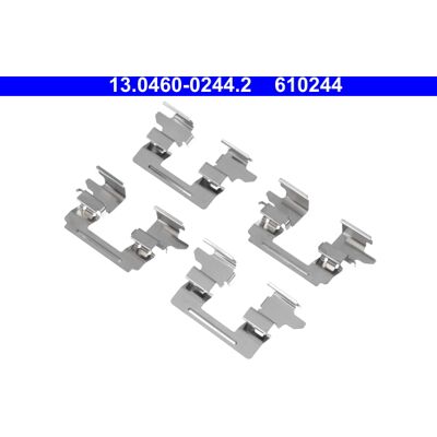 Ate Modell 130460-02 Hintere Bremsbeläge - Zubehörsatz Ate Modell 130460-02 Hintere Bremsbeläge - Zubehörsatz