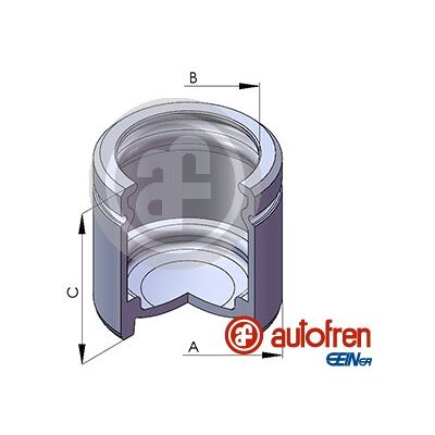 Autofren Seinsa Kolben, Bremssattel D025563 Autofren Seinsa Kolben, Bremssattel D025563