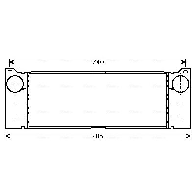 Ava Quality Cooling MSA4371 - Intercooler Ava Quality Cooling MSA4371 - Intercooler