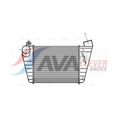 PRASCO AI4172 Intercooler - Luftgekühlt, Kunststofftank, Aluminiumrippen PRASCO AI4172 Intercooler - Luftgekühlt, Kunststofftank, Aluminiumrippen