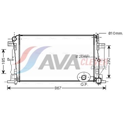 PRASCO MS2444 Aluminium Kühler - Mercedes-Benz Sprinter 3.5-T - Kühlsystem PRASCO MS2444 Aluminium Kühler - Mercedes-Benz Sprinter 3.5-T - Kühlsystem