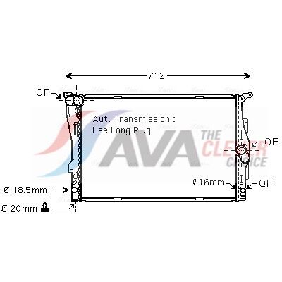 PRASCO BWA2303 Aluminium Kühler - Kühlsystem für BMW 3er PRASCO BWA2303 Aluminium Kühler - Kühlsystem für BMW 3er