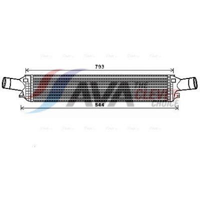 PRASCO AIA4319 Intercooler - Luft/Luft, Wasser/Luft, AUDI, PORSCHE PRASCO AIA4319 Intercooler - Luft/Luft, Wasser/Luft, AUDI, PORSCHE