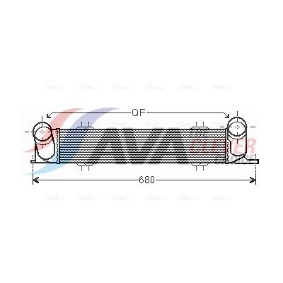 PRASCO BWA4538 Intercooler - Luft, Wasser, BMW: 3er, X1, 3 Coupe PRASCO BWA4538 Intercooler - Luft, Wasser, BMW: 3er, X1, 3 Coupe