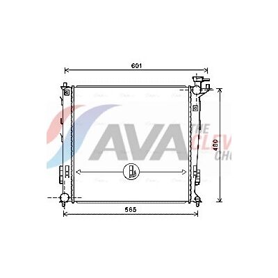 PRASCO KAA2239 Aluminium Kühler für Hyundai ix35, KIA Sportage - Kühler PRASCO KAA2239 Aluminium Kühler für Hyundai ix35, KIA Sportage - Kühler