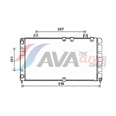 AVA COOLING LA2021 Kühler - Aluminium Kühlrippen AVA COOLING LA2021 Kühler - Aluminium Kühlrippen