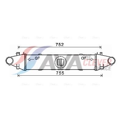 Mercedes-Benz MSA4556 Intercooler - Luft-Luft & Wasser-Luft - C, E Klasse Mercedes-Benz MSA4556 Intercooler - Luft-Luft & Wasser-Luft - C, E Klasse