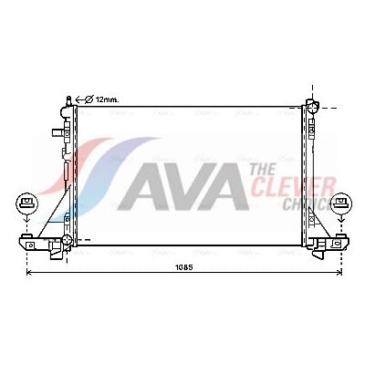 Prasco RTA2560 Aluminium Kühler - Motor Kühlung - für Renault Master 3 Prasco RTA2560 Aluminium Kühler - Motor Kühlung - für Renault Master 3