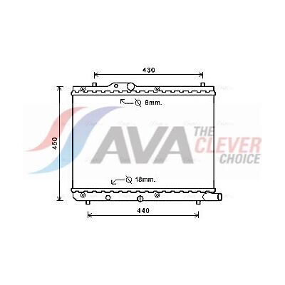 PRASCO SZA2122 Aluminium Kühler - Suzuki Swift 3 PRASCO SZA2122 Aluminium Kühler - Suzuki Swift 3