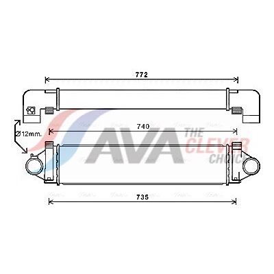 PRASCO AUA4218 Ladeluftkühler - Land Rover, Ford, Volvo SUV - Intercooler PRASCO AUA4218 Ladeluftkühler - Land Rover, Ford, Volvo SUV - Intercooler