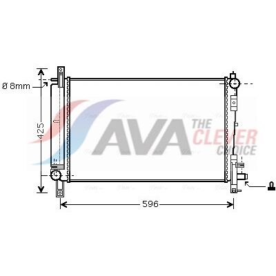 Ava Quality Cooling CRA2080 Aluminium Kühler - Kühlrippen Ava Quality Cooling CRA2080 Aluminium Kühler - Kühlrippen