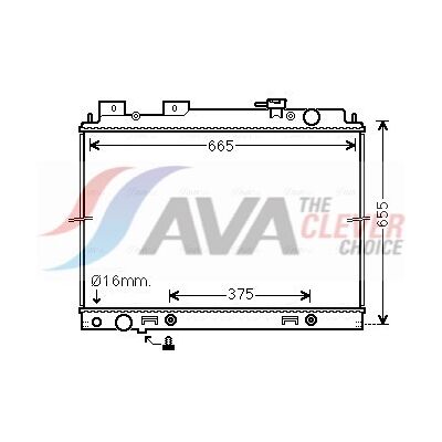 Ava Quality Cooling DN2430 - Kühler mit integriertem Ölkühler Ava Quality Cooling DN2430 - Kühler mit integriertem Ölkühler