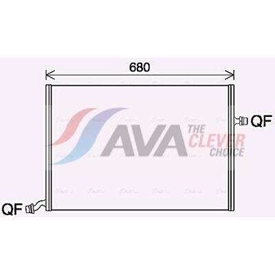 Ava Quality Cooling MS2712 Radiator - Kühlrippen Gelötet Ava Quality Cooling MS2712 Radiator - Kühlrippen Gelötet