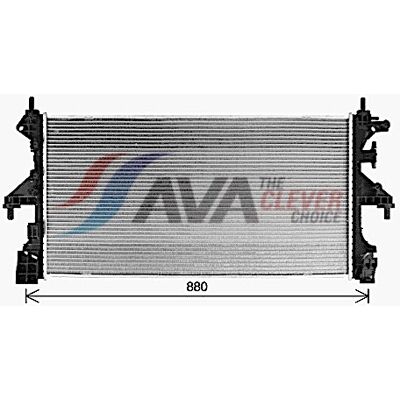 PRASCO CN2320 Aluminium Kühler - Für Fiat, Peugeot, Citroën PRASCO CN2320 Aluminium Kühler - Für Fiat, Peugeot, Citroën