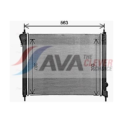 PRASCO DN2470 Aluminium Kühler - Motorcooling - Nissan Juke PRASCO DN2470 Aluminium Kühler - Motorcooling - Nissan Juke
